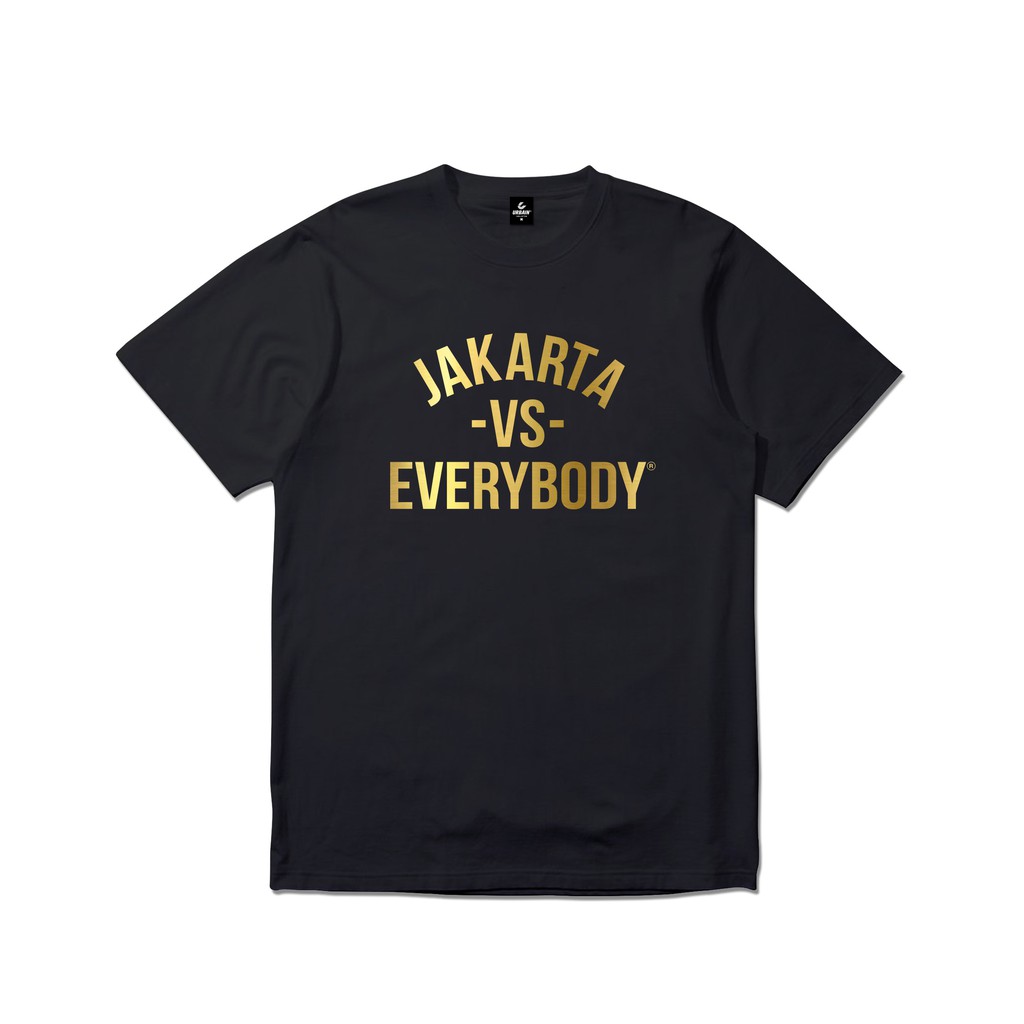 

Urbain Tshirt - Jakarta vs Everybody - Black Gold