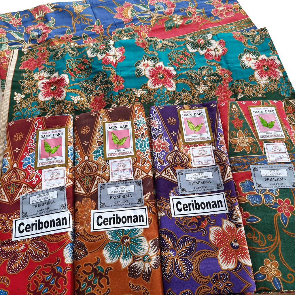 Sarung Batik Daun Daru Ceribonan