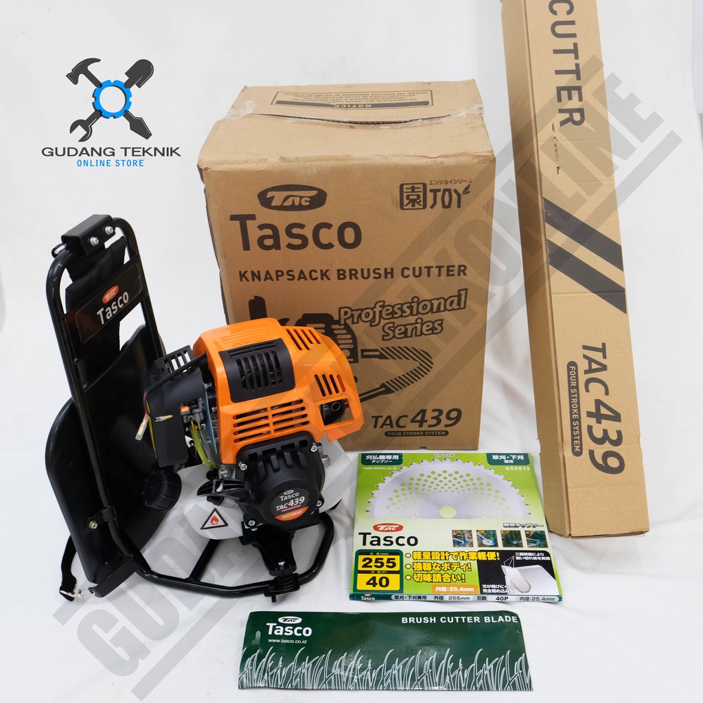 Mesin Potong Rumput 4Tak TASCO TAC439 - Brush Cutter Tasco TAC-439 4 Stroke / Mesin Pemotong Padi Paddy Reaper TAC 439 TASCO