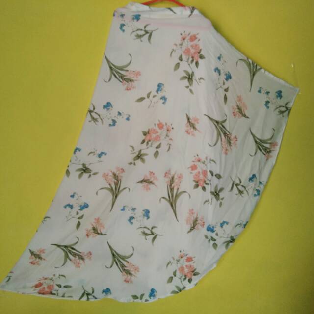 Preloved khimar motif || motif bunga tulip ||PL khimar motif || PL jilbab motif