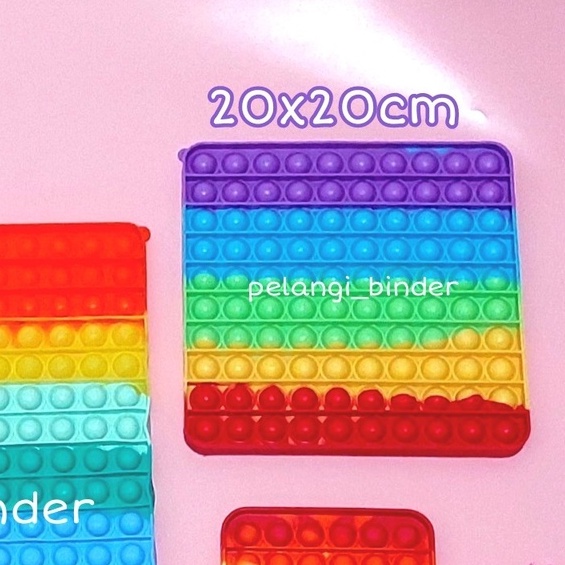 Pop it jumbo ice cream/ kupu-kupu/dinosaurus-Kotak  M