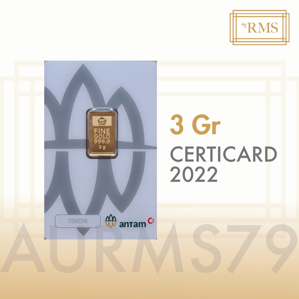 Aurms79- 3 Gram Logam Mulia Antam