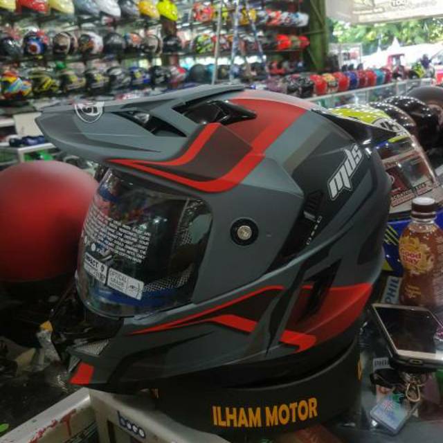 Helm mds supermoto motif 2