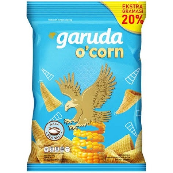 KERIPIK JAGUNG GARUDA O’CORN SEA SALT 96GR