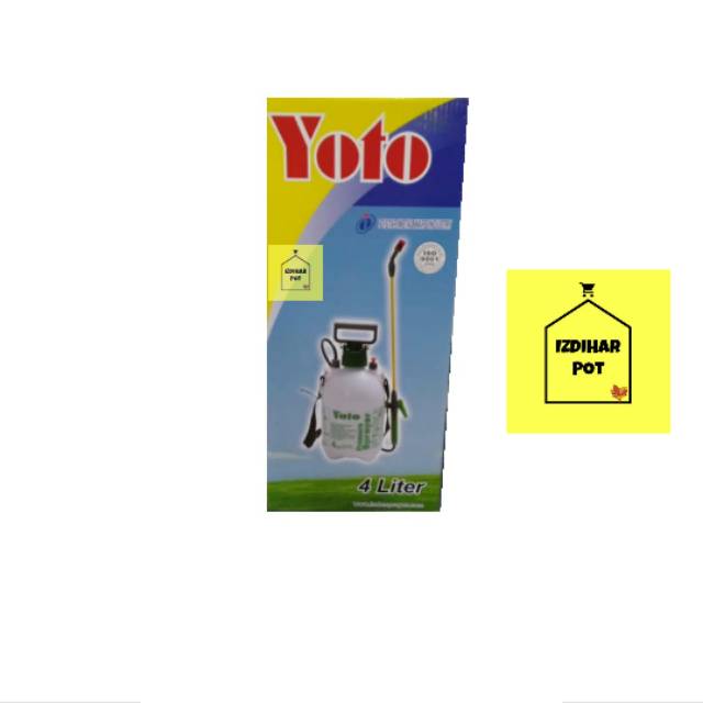 pressure sprayer yoto 4 liter - penyemprot tanaman bertekanan