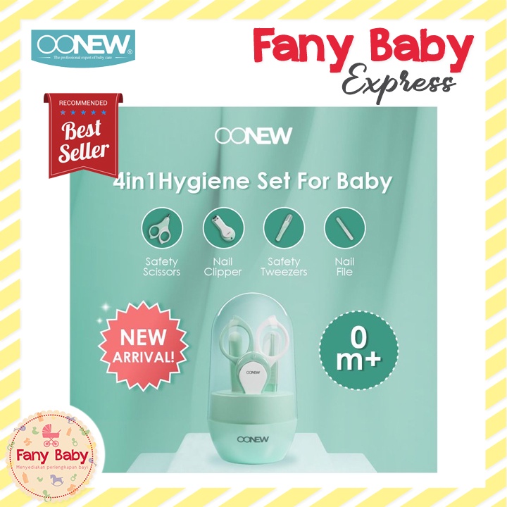 OONEW 4IN1 HYGIENE SET FOR BABY-GUNTING KUKU