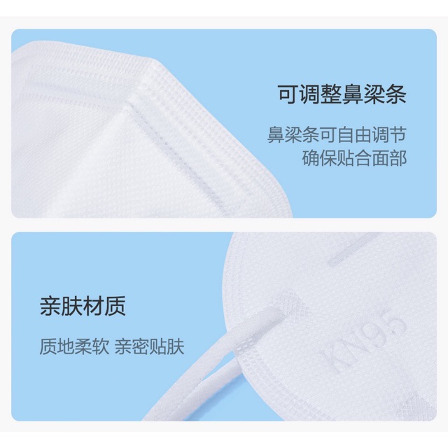 Xiaomi Purely Anstar Masker Anti Polusi Virus Corona KN95 Earloop 1 PCS  - White