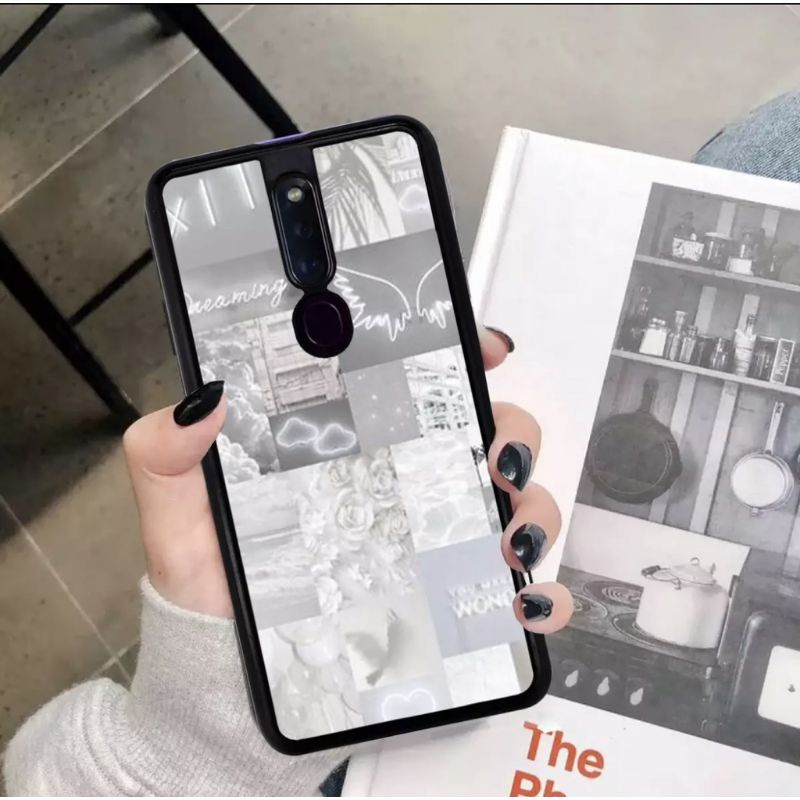ubluk store case custom Oppo F11,F11 pro motif Aesthetic art keren murah