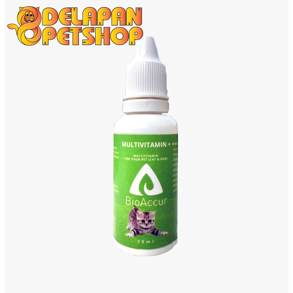 BioAccur Multivitamin + 30 ml for Cat &amp; Dog Vitamin Suplemen untuk Kucing dan Anjing