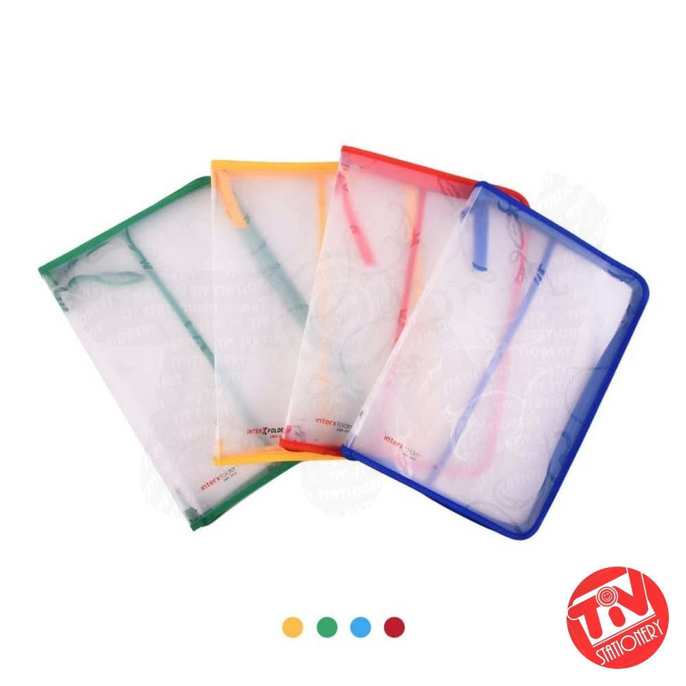 

Tas Resleting InterX ZBX 201F Zipper Bag Flora F4 / Folio