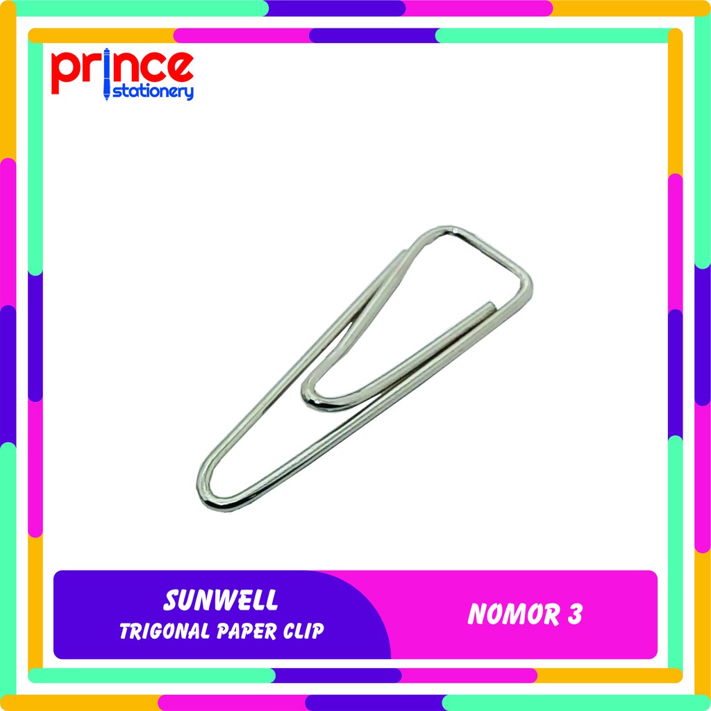 

SUNWELL TRIGONAL PAPERCLIP NOMOR 3