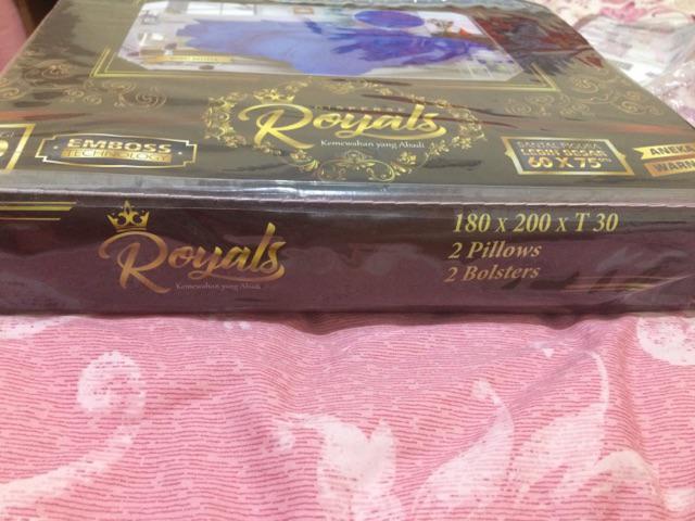 Cp Royals Sprei Polos King Size 180x200x30cm