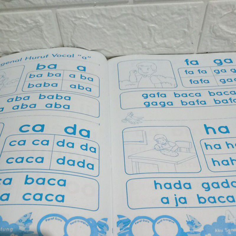 Buku Aku Senang Belajar Calistung Baca Tulis Hitung