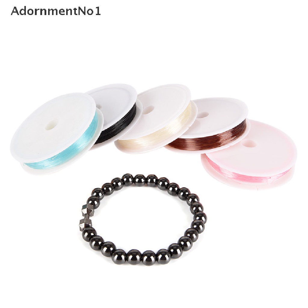 (AdornmentNo1) 1 Rol Benang Elastis 0.6mm Untuk Membuat Perhiasan