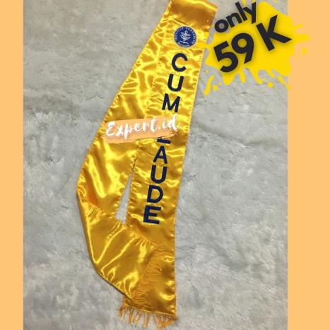 Muraaaahh.. [LANGSUNG DIKIRIM] SELEMPANG CUMLAUDE IPB / TOGA IPB / SELEMPANG WISUDA
