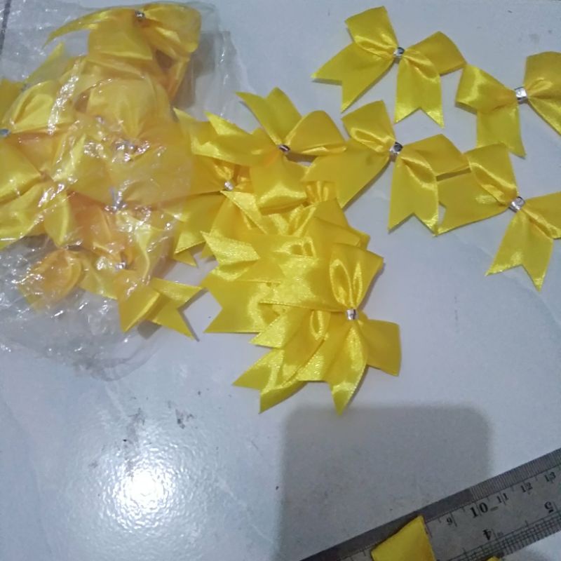 

pita satin 2cm / aplikasi pita satin jadi 6cm