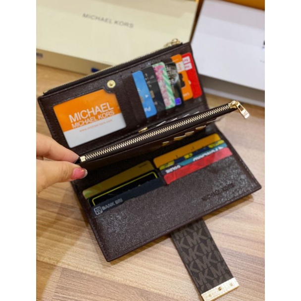 Dompet Panjang Wanita 2 Resleting Free Box kode 108