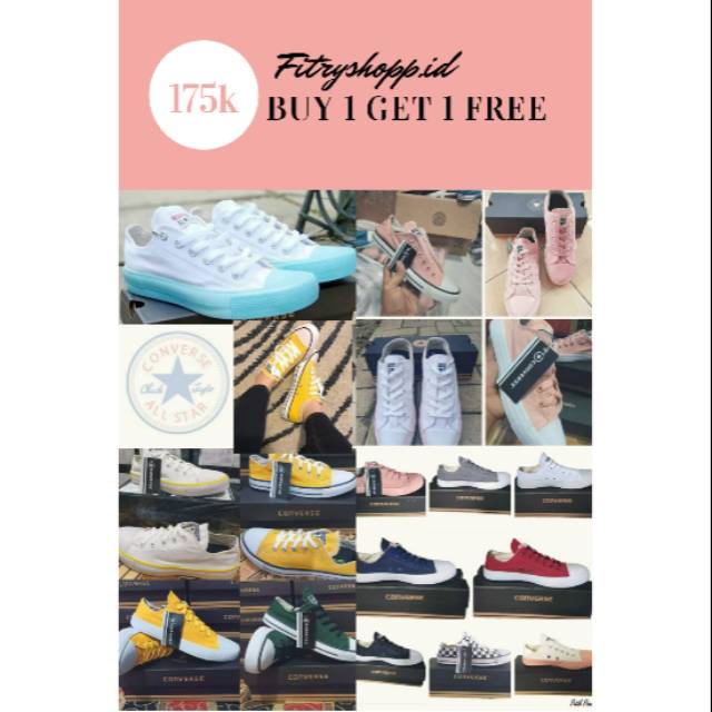 converse buy 1 get 1 free