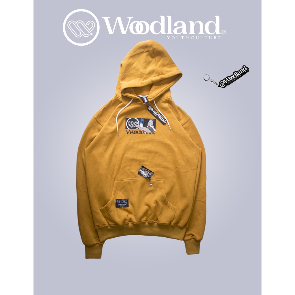 jaket hoodie woodland