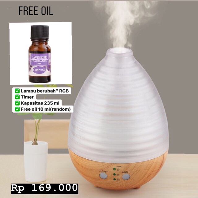 Humidifier / oil essential / putifier / difusser / aromatherapy / aromaterapi