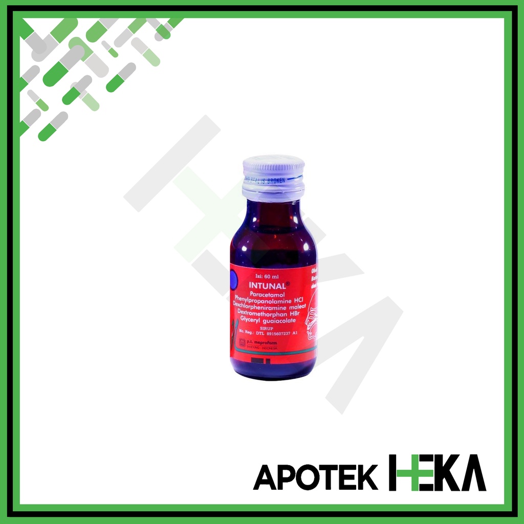 Intunal Syrup 60 ml - Sirup Obat Batuk dan Flu (SEMARANG)