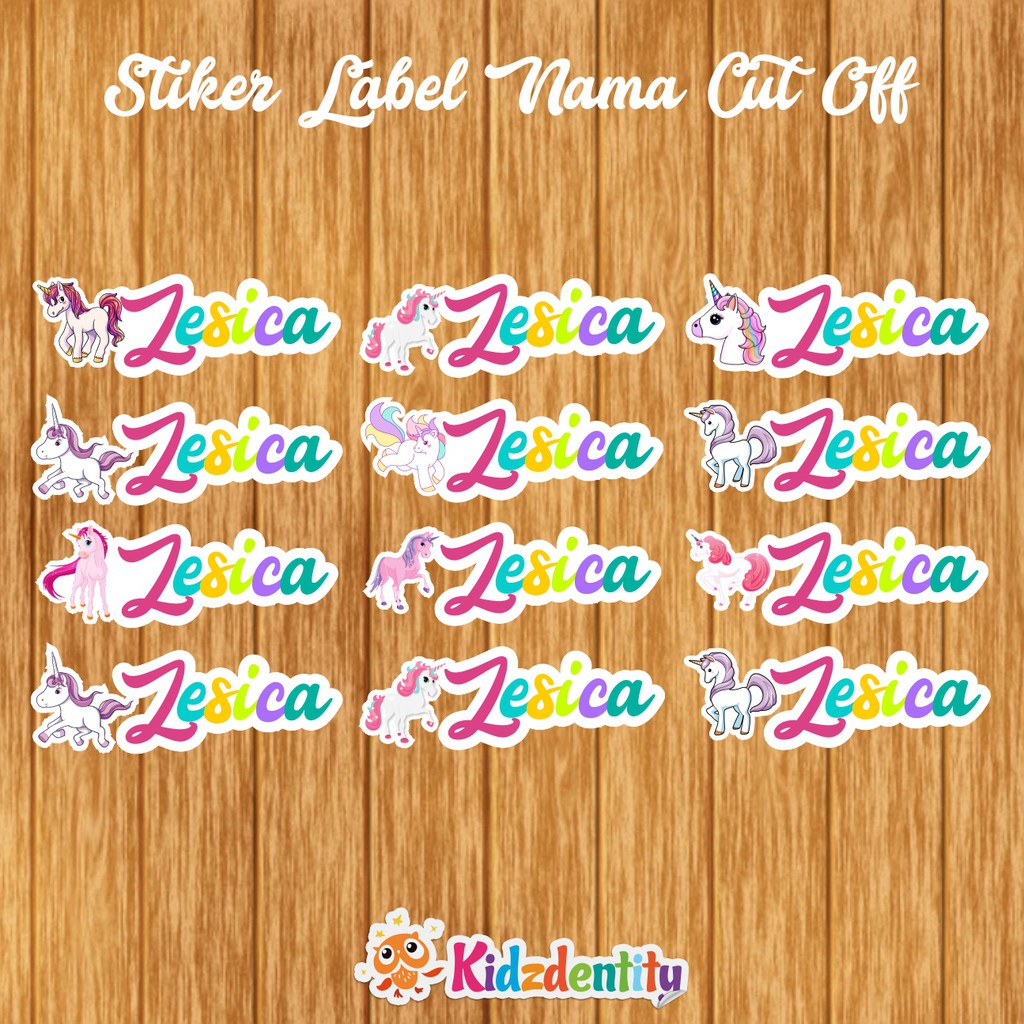 

STIKER NAMA CUT OFF UNICORN