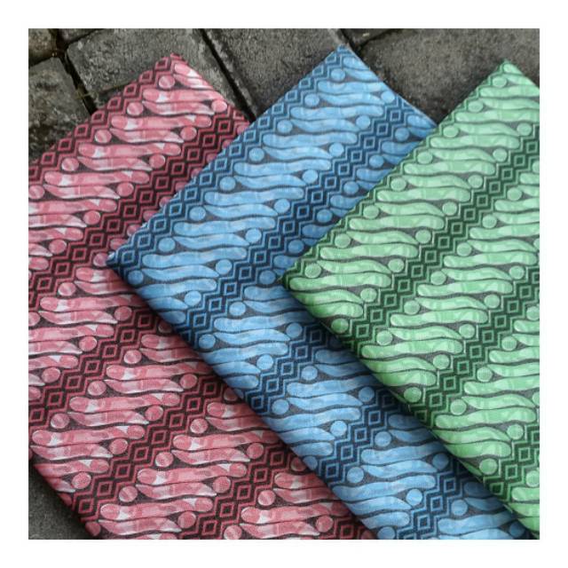 KAIN SPUNBOND MOTIF BATIK Permeter BAHAN MASKER Shopee 