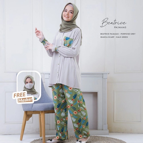 Piyama Beatrice pajama by cotton chic terbaru 2022