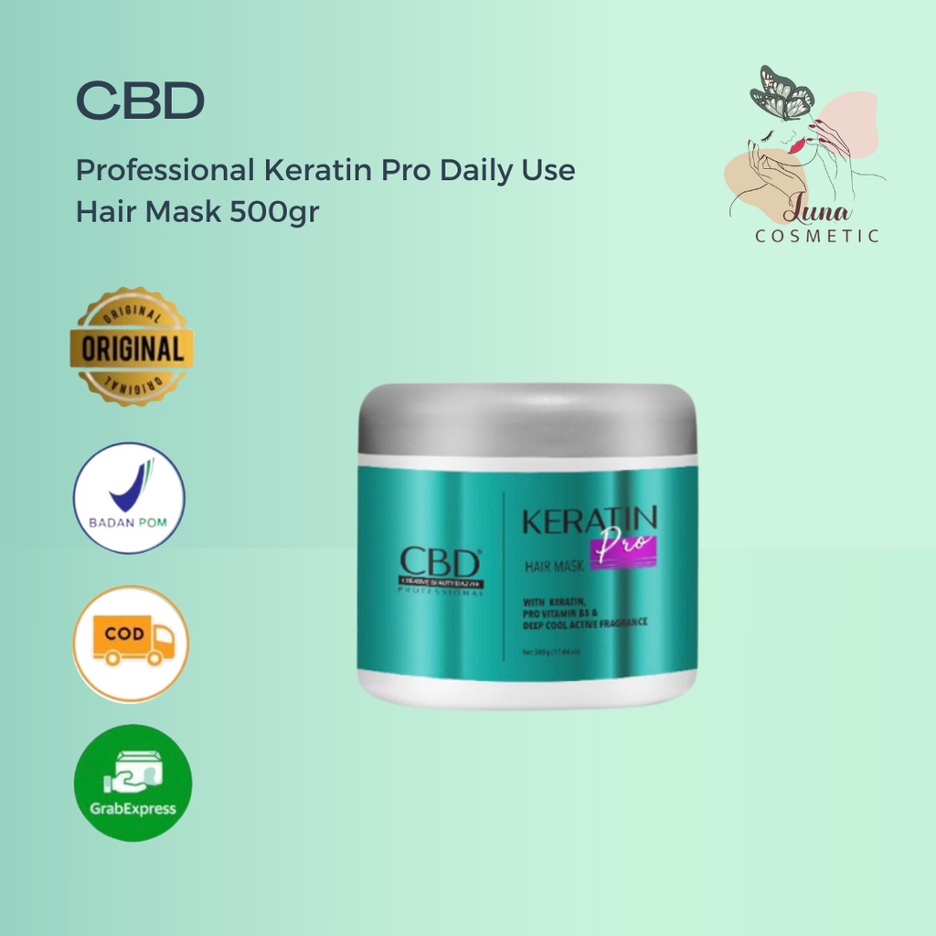 CBD hair masker rambut keratin pro 500gr