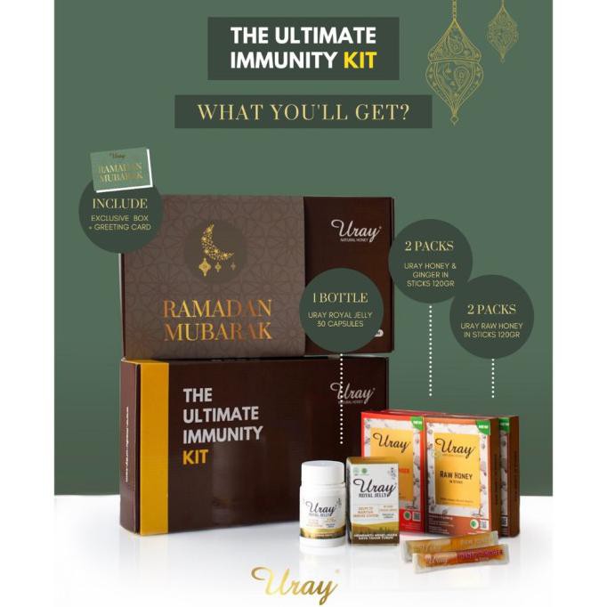 

Discount Promo Madu Uray The Ultimate Immunity Kit - Ramadhan Hampers Limited