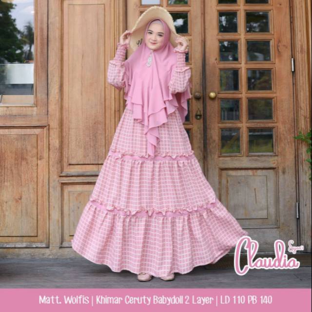 GAMIS CLAUDIA SYARI WOLFIS PREMIUM