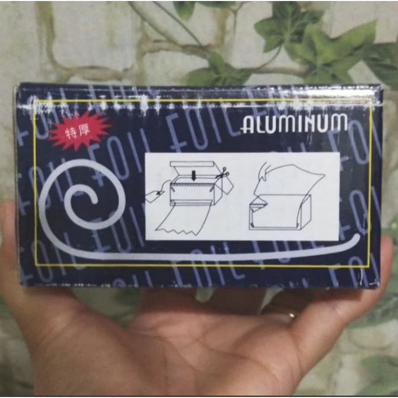 alumunium foil untuk proses cat rambut