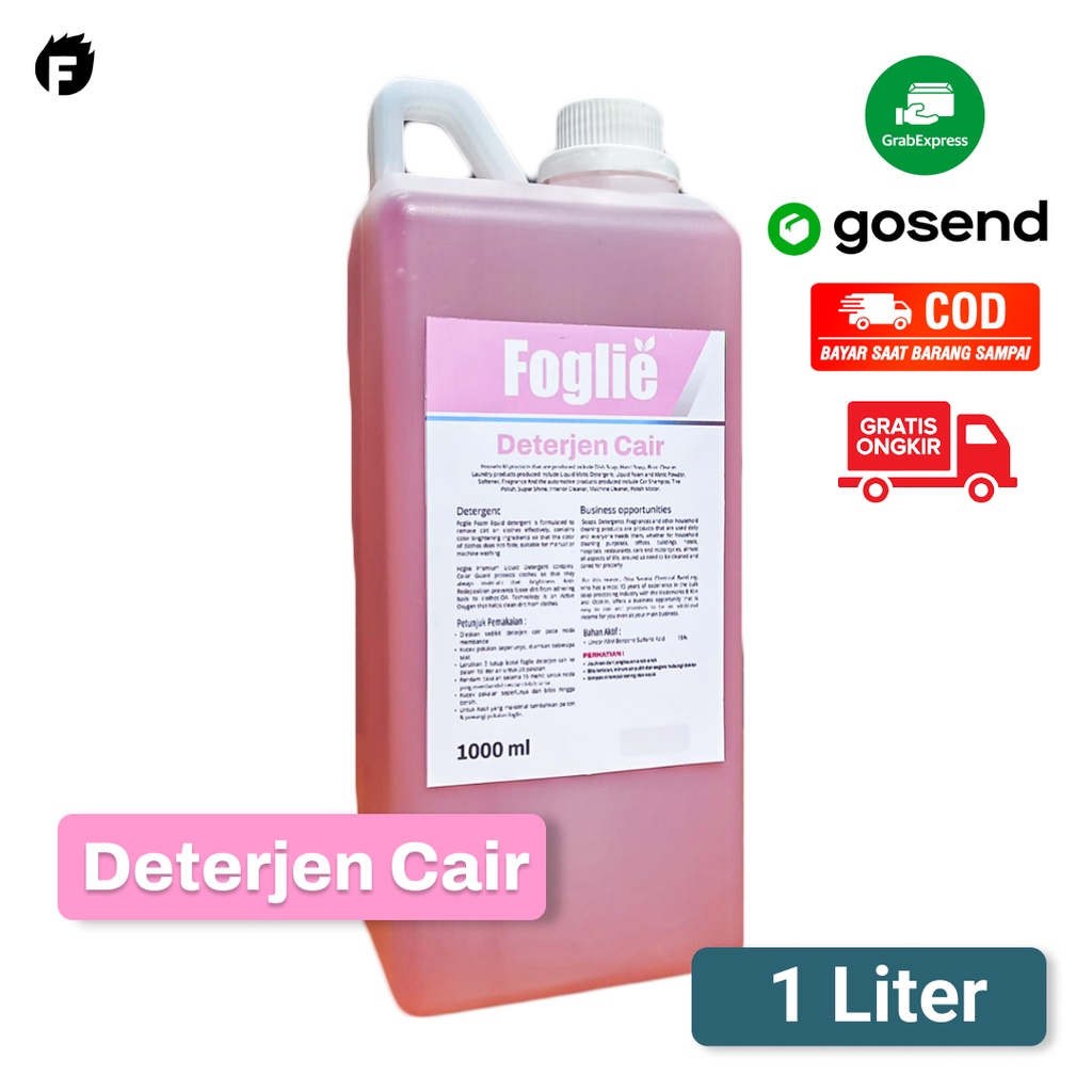 Deterjen Cair Laundry Liquid Ekonomis 1 liter Foglie