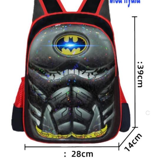 Bagus Banget.. tas anak laki laki // tas anak sekolah SD // tas anak karakter Batman