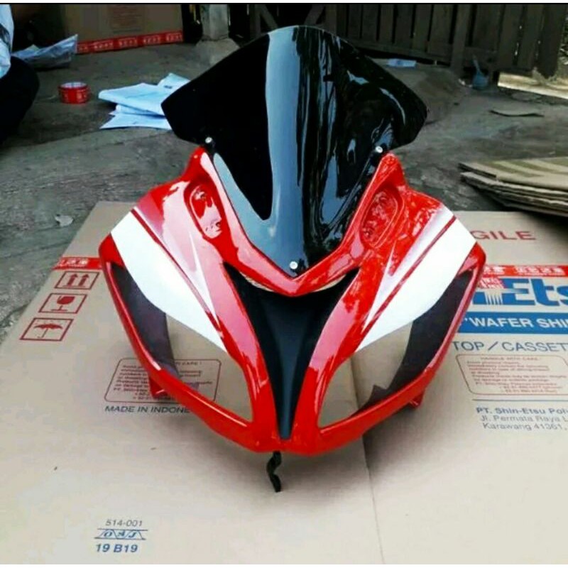 Cover headlamp r15 v2 old model ninja zx 636, aksesoris R15 v2 old