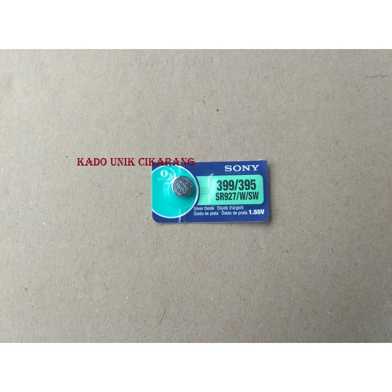 Baterai Jam Tangan Merk Sony Tipe 399 / 395  SR927W SR927SW SR927 Original Japan