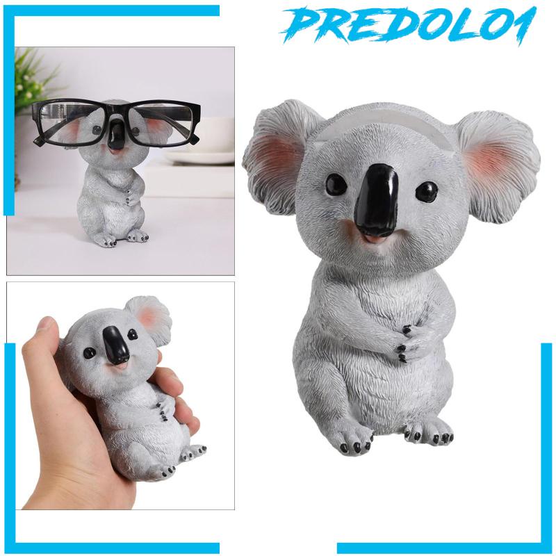 [PREDOLO1] Koala Eyeglass Holder Stand Resin Animal Design for Office Home Desktop