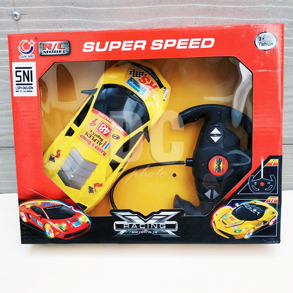 Super Speed Racing RC Mainan Mobil Sport Balap Remote Control