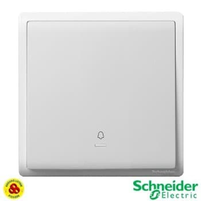 SAKLAR BELL PIENO E8231BPL1_WE 1G WHITE SCHNEIDER