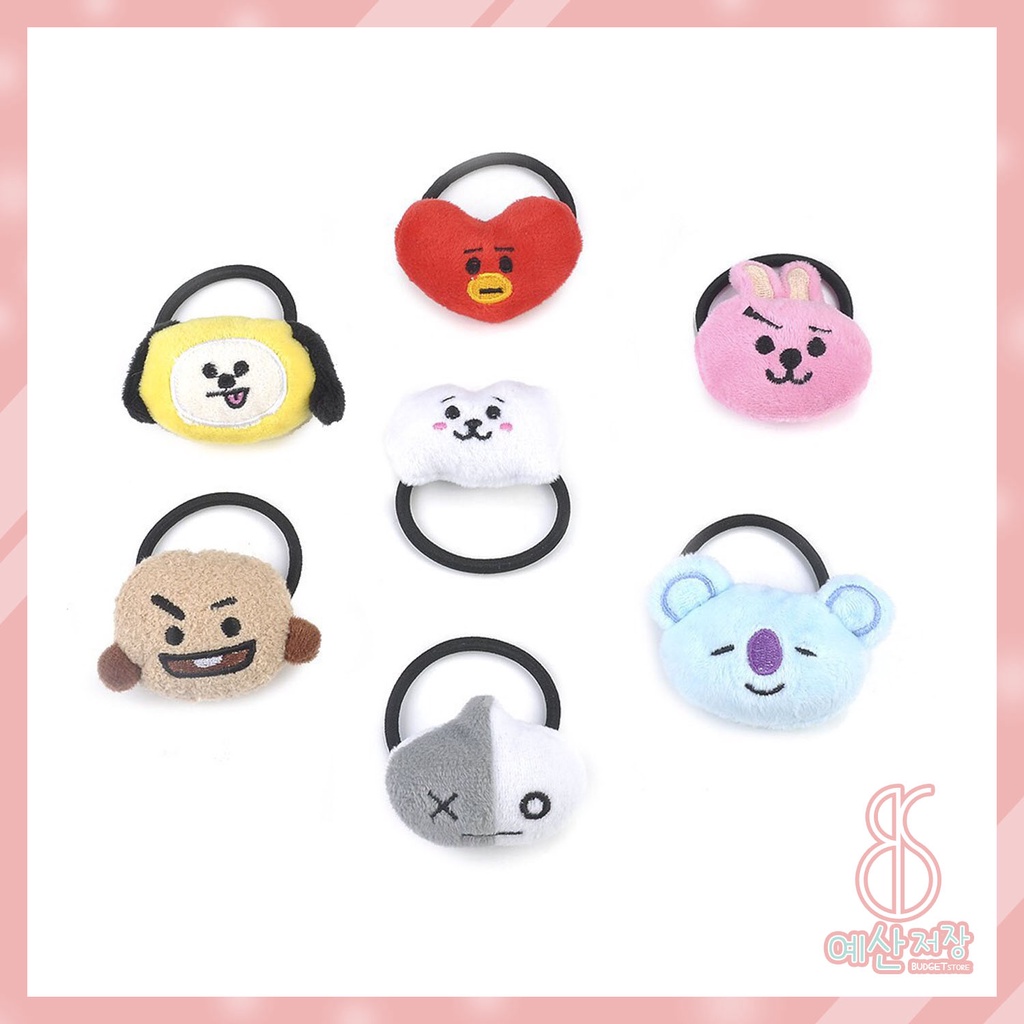 [BS] BISA COD KPOP BTS BT21 Ikat Rambut Hair Tie Kartun Lucu - KP068