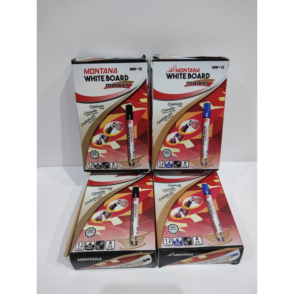 GOS -F207- Spidol Montana Whiteboard - Spidol Papan Tulis - Spidol Per Pcs