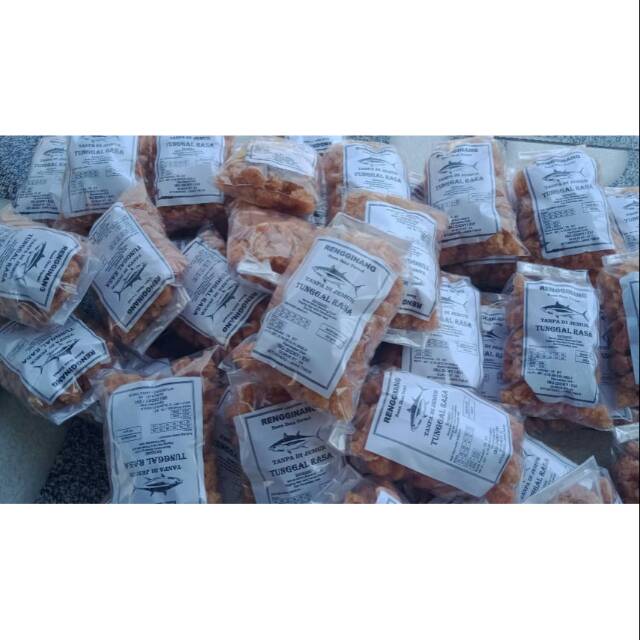 

Rengginang cumi, udang, bawang, trasi