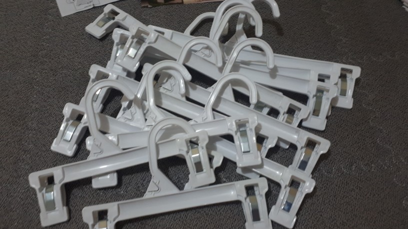 Hanger Jepit  Gantungan Baju Anak 25cm Bahan Plastik