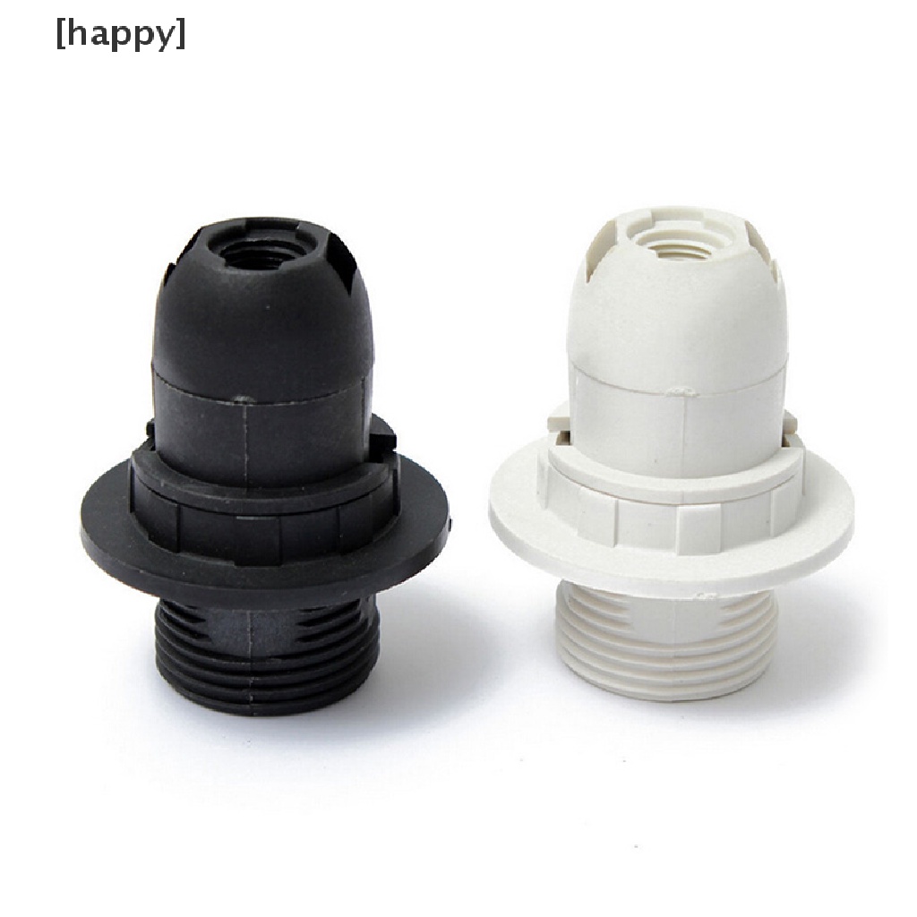 Ha Socket Holder Lampu Bohlam Screw Ses E14 Bahan Plastik Warna Putih