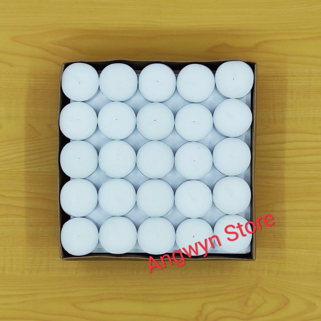 Lilin Tealight / Lilin Aroma Terapi / Lilin Kaleng isi 100 pcs