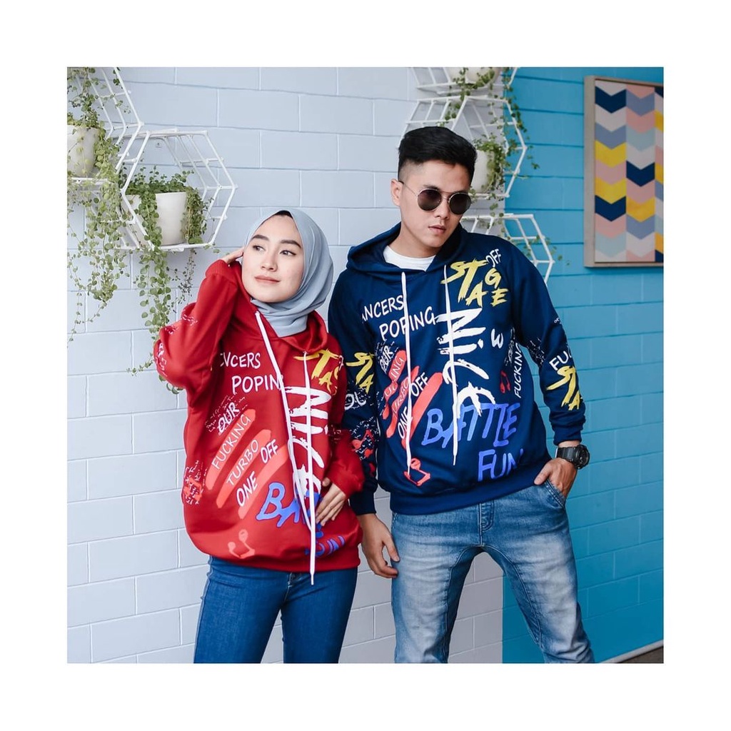 NICE BATTLE HOODIE || SWEATER HOODIE UNISEX