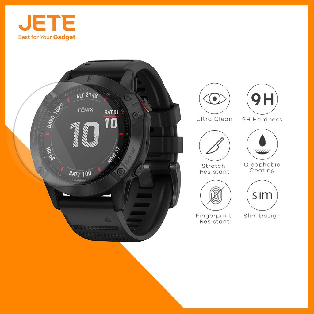 Tempered Glass Garmin Fenix 6 - JETE Anti Gores Original