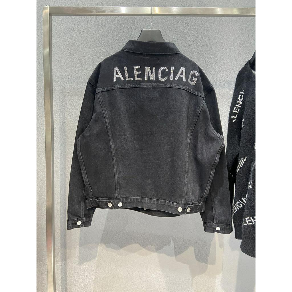 Jaket Pria [New Trend]  Jaket denim Paris, jaket berlian panas, musim gugur trendy pria dan wanita m