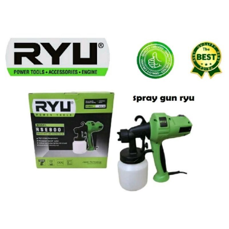 RYU Alat Semprot Cat Elektrik Spray Gun Ryu Elektrik RSE 800 Sprayer Cat Elektrik