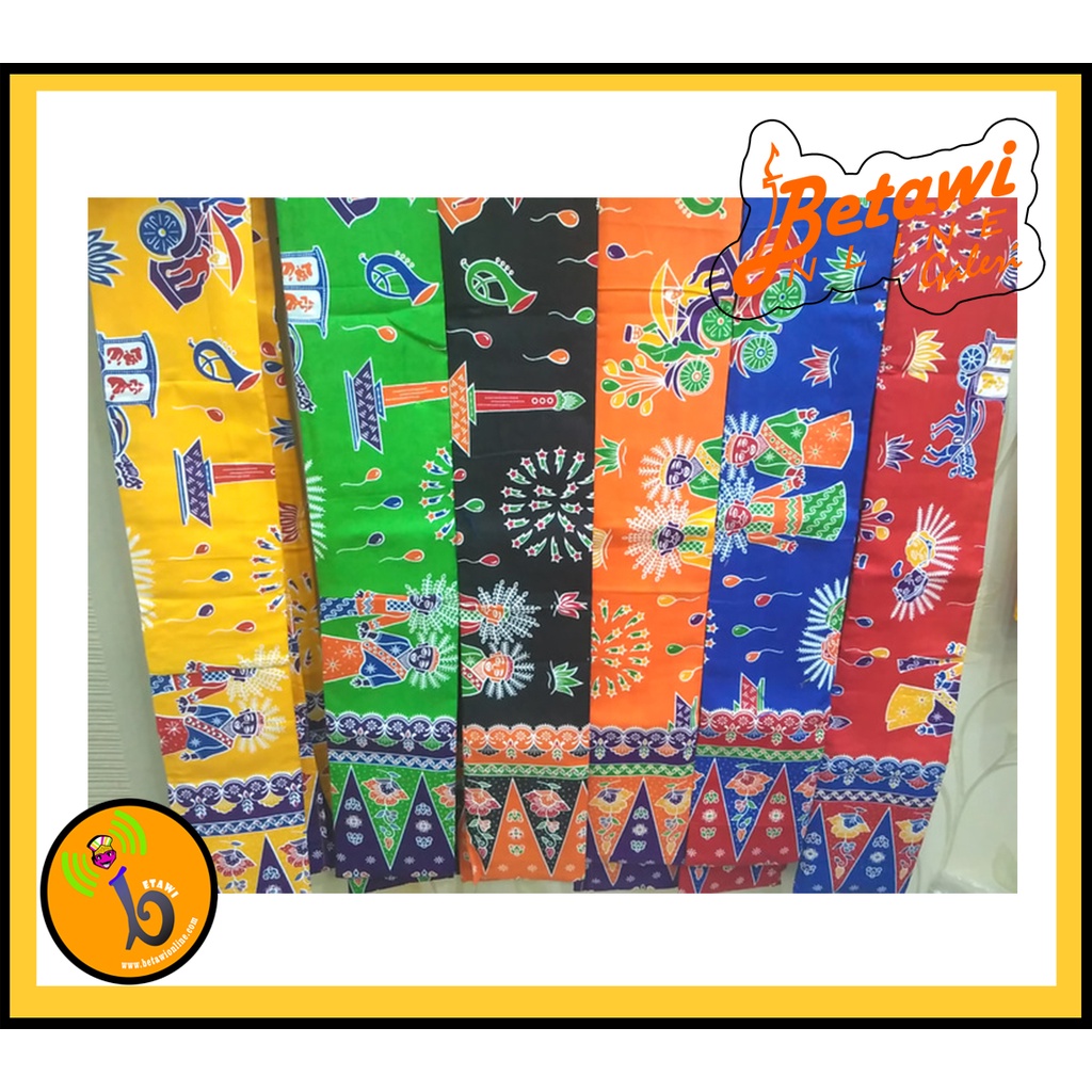 Cukin Syal atau Selempang Kain Batik Betawi-3